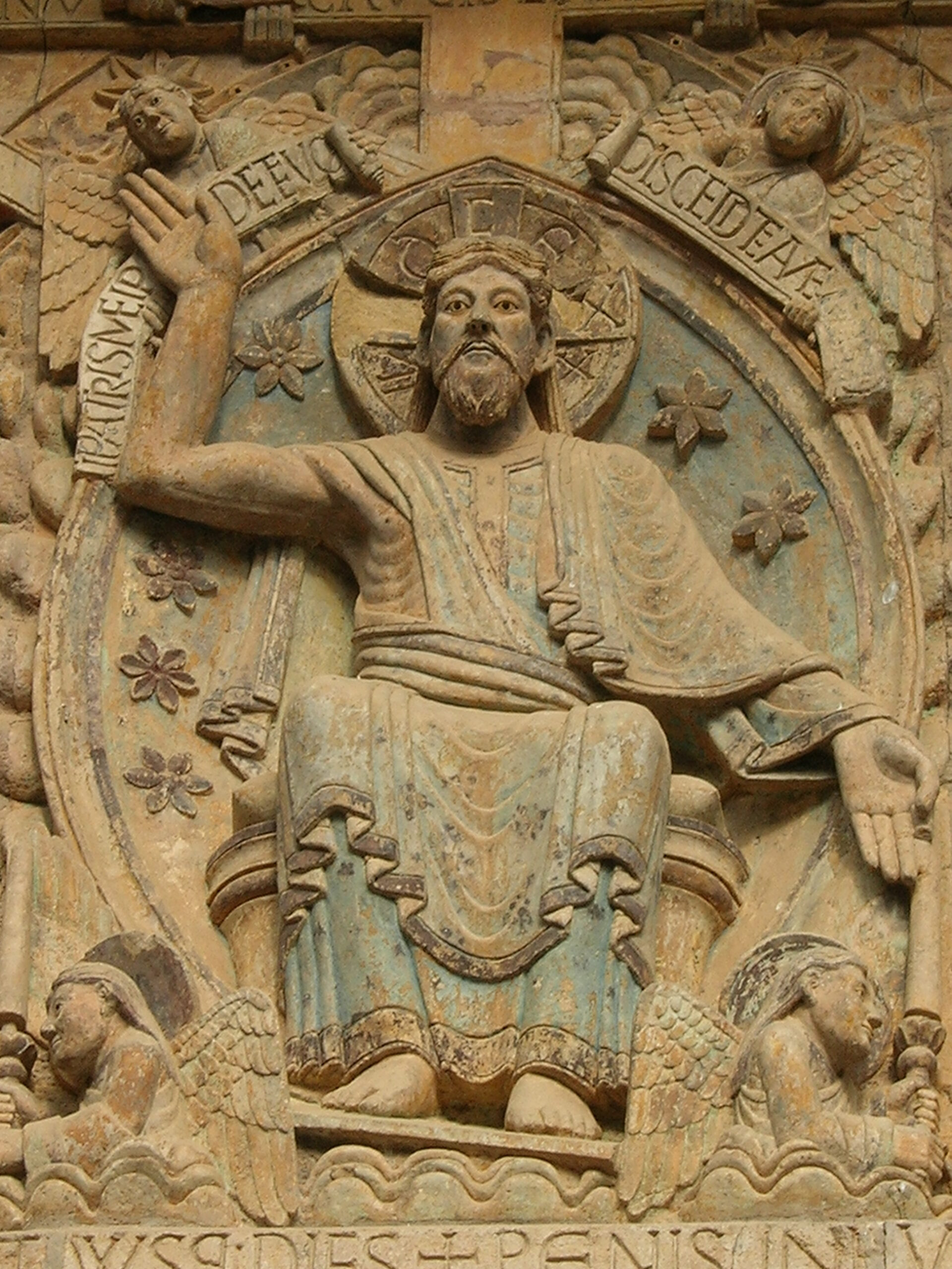 Notre-Seigneur Jésus-Christ Roi__tympan_conques