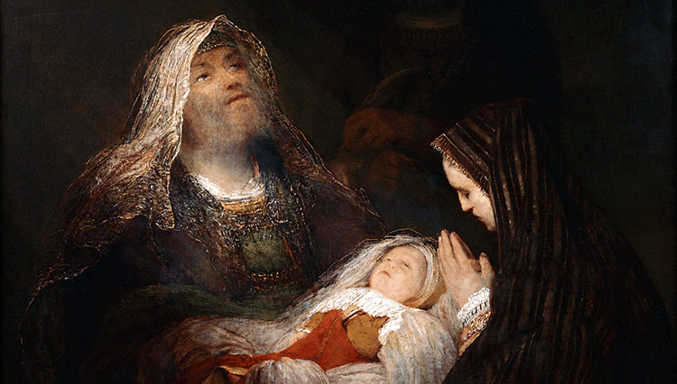 Cantique de Siméon - Arent de Gelder (1700-1710) - Huile sur toile - 94,5 x 107, 5 cm – Mauritshuis - La Haye 